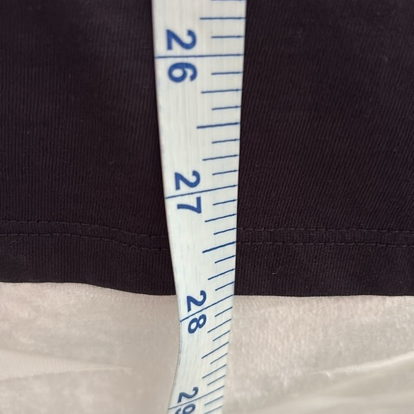 Talbots Black Ruffled Gingham Short Sleeve T-Shirt Plaid Tie in Back. Size XL - Picture 10 of 10